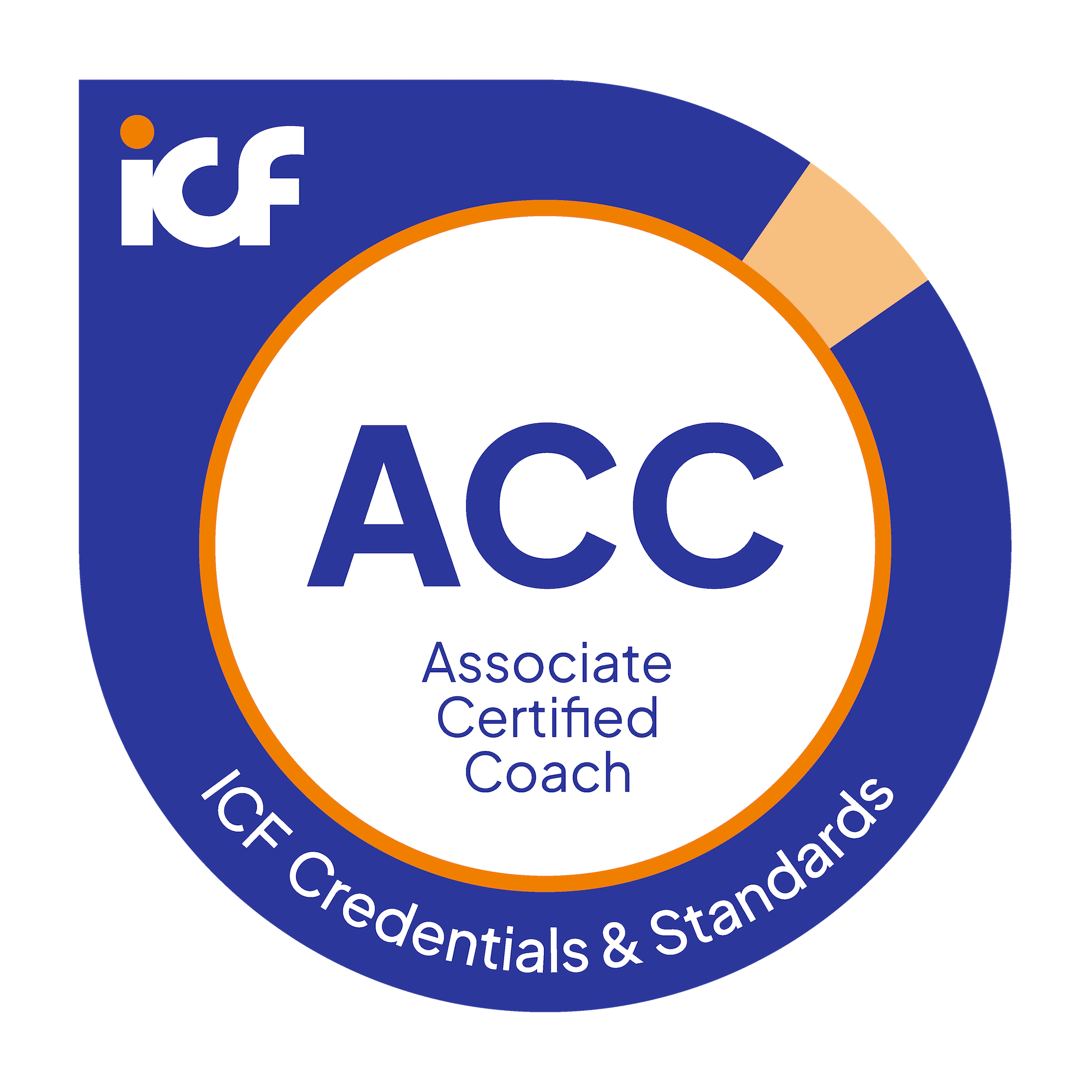 ICF Associate Certified Coach (ACC) credential badge